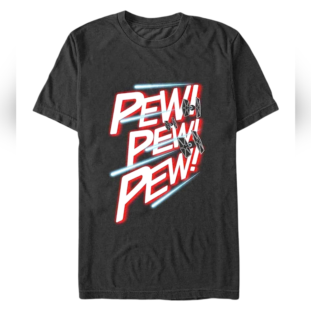 Star Wars "Pew Pew Pew" Tie Fighter Tee (Men's)